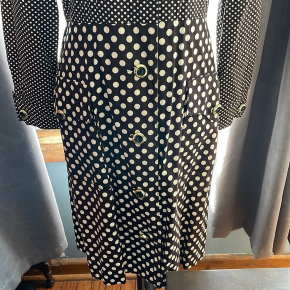 Vintage spring polka dot coat - Picture 4 of 17